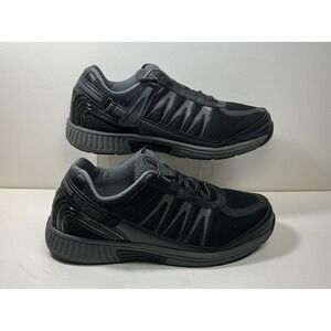 Orthofeet Mens Sprint 675 Orthopedic Shoes Sz 13 - 4E Wide Black Mesh Comfort